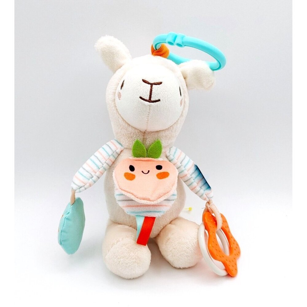Carter's Llama Plush Activity Toy Rattle Teether Soft Lovey 10”